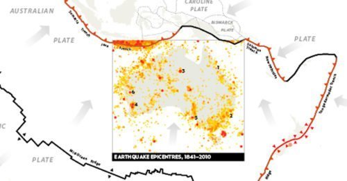 Largest earthquake recorded in australia