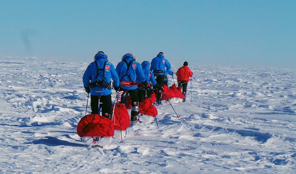 south pole trek for cancer