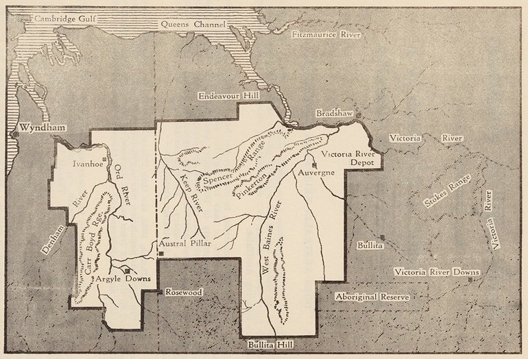 kimberley map jewish land