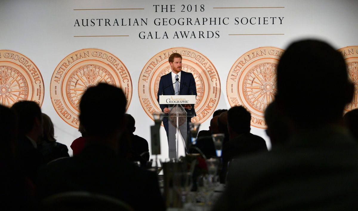 AG Awards: Prince Harry's speech in full