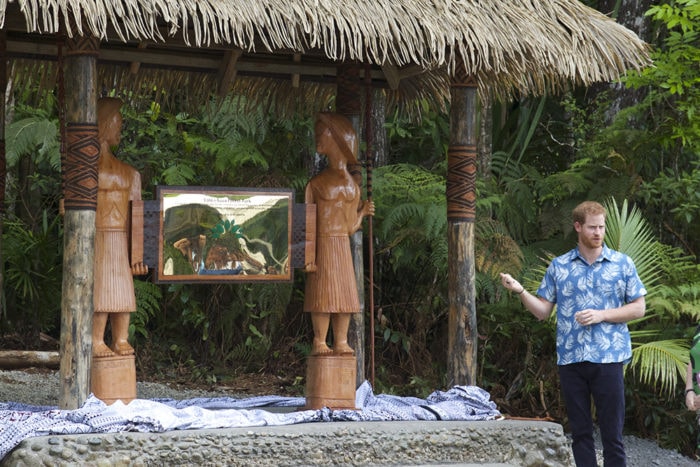 prince harry fiji queen's canopy
