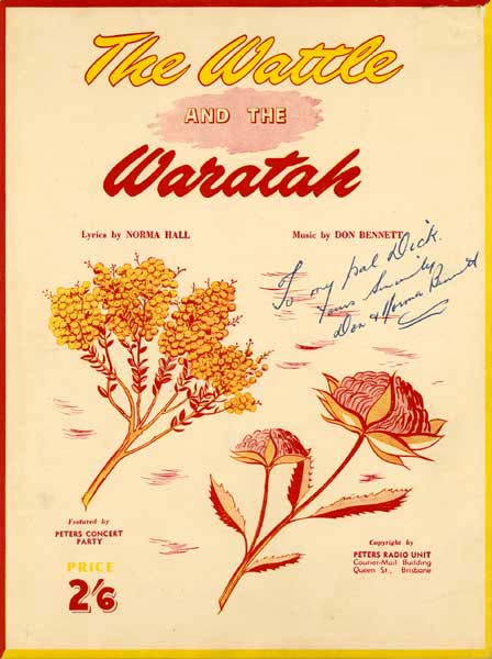 wattle and waratah