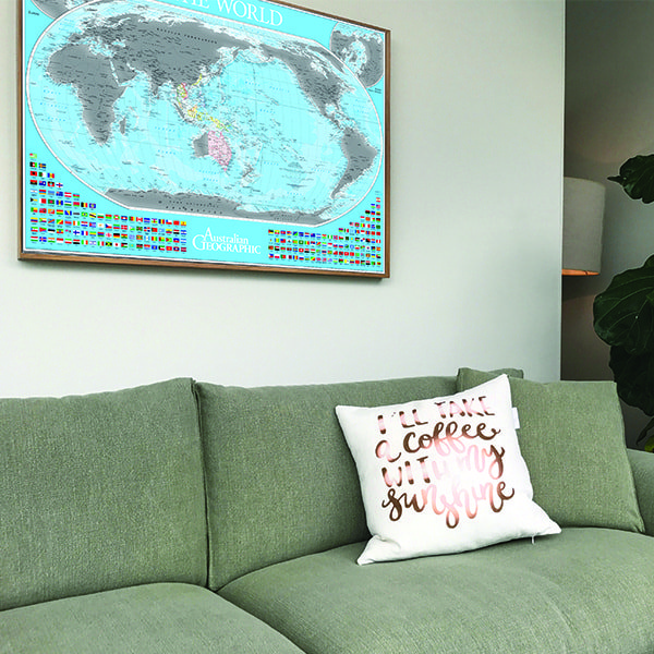 Australian Geographic World Scratch Map Poster Australian Geographic