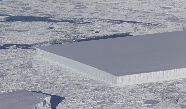rectangular iceberg