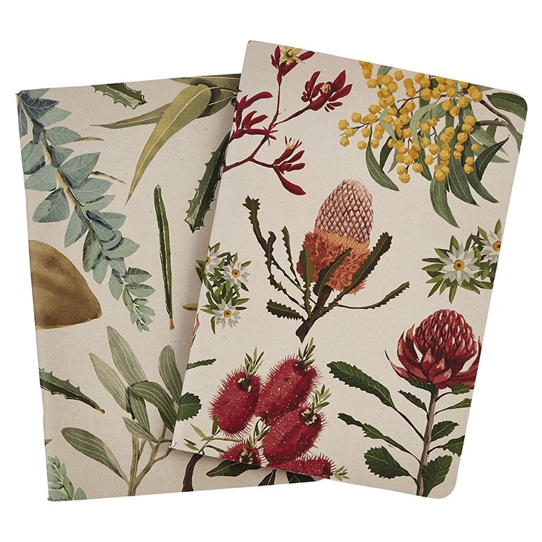 Notebook Set Australian Floral Designs Australian Geographic