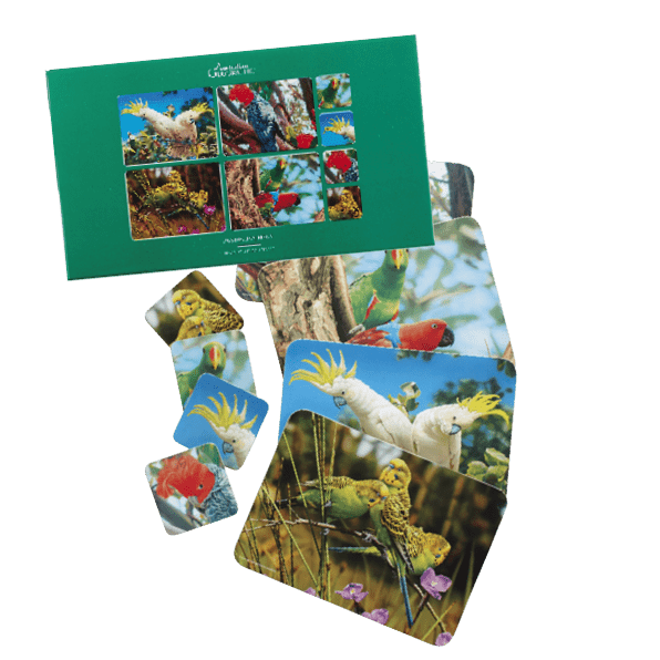 Placemat & Coaster Set (Australian birds) Australian Geographic