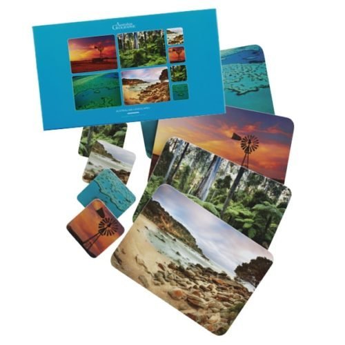 Placemat and Coaster Set (Australian landscapes) Australian Geographic