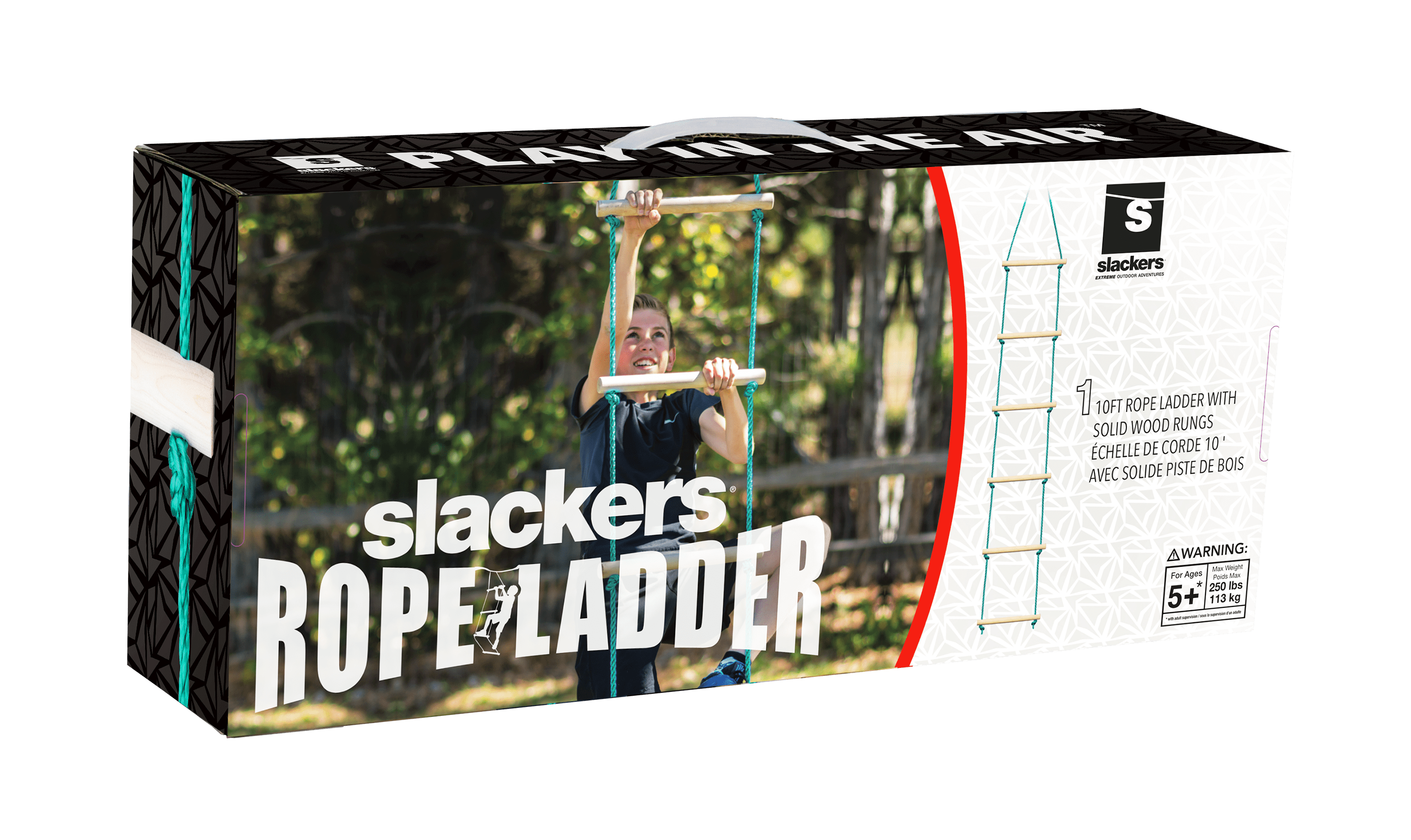 Slackers – Ninja Rope Ladder 8' - Australian Geographic