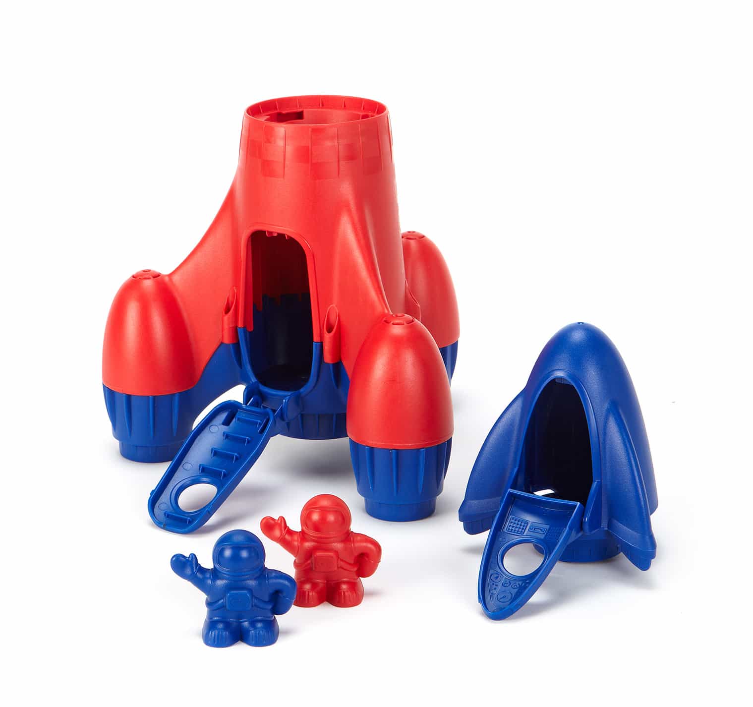 green toys rocket ship