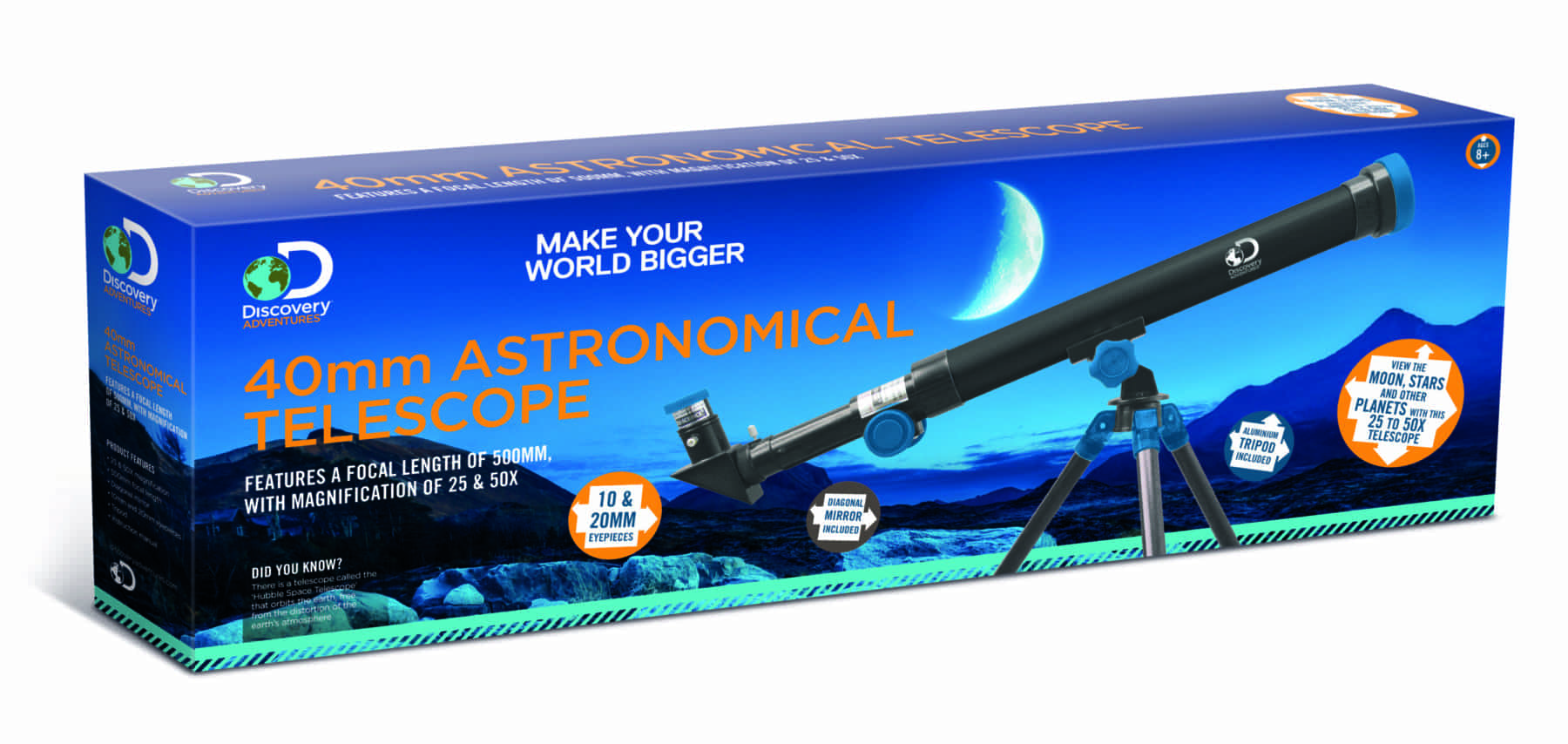 Discovery Adventures 40mm Telescope Australian Geographic
