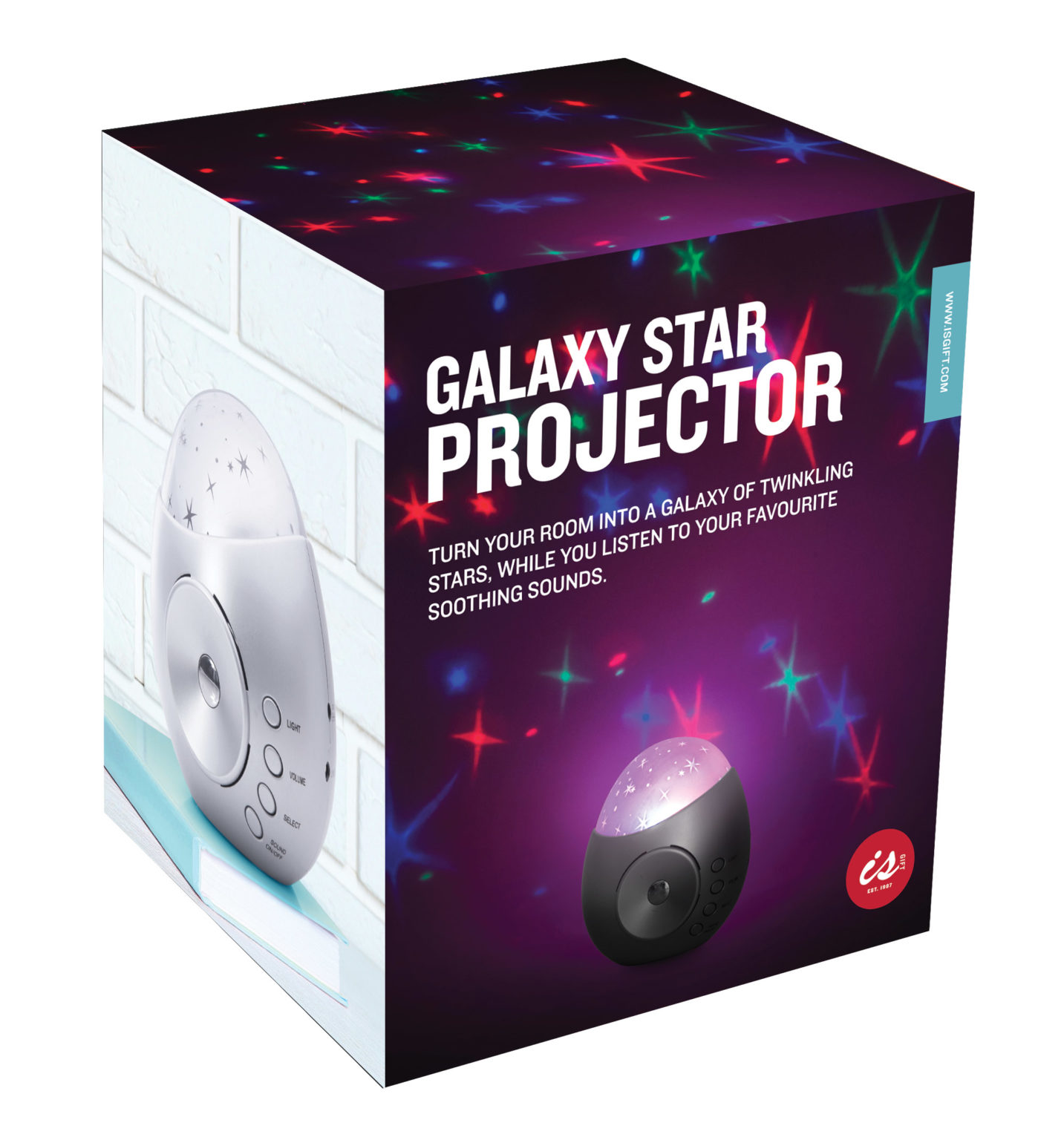 IS GIFT Galaxy Star Projector and Sound Machine Australian Geographic