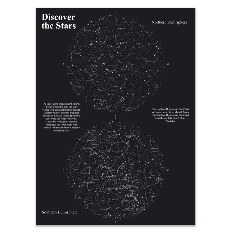 Star Scratch Map Australian Geographic