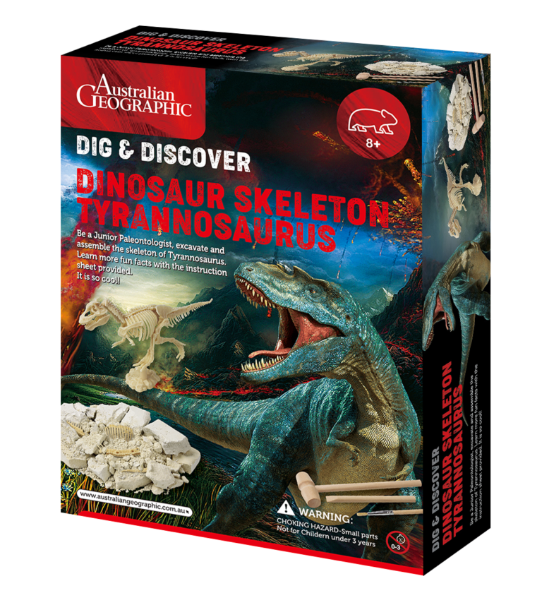 Australian Geographic Dinosaur Fossil Kits Tyrannosaurus Skeleton