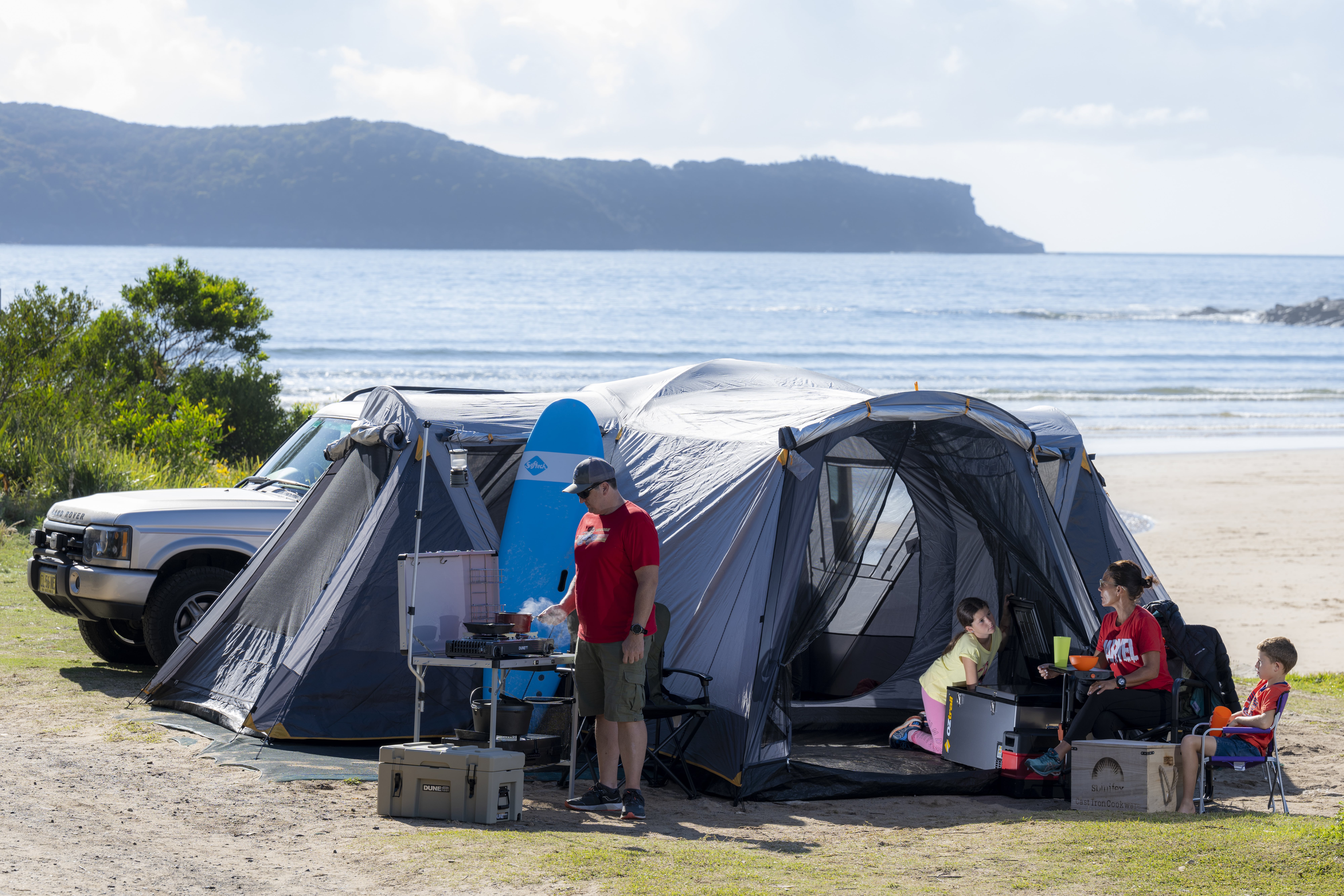 road trip tent camping