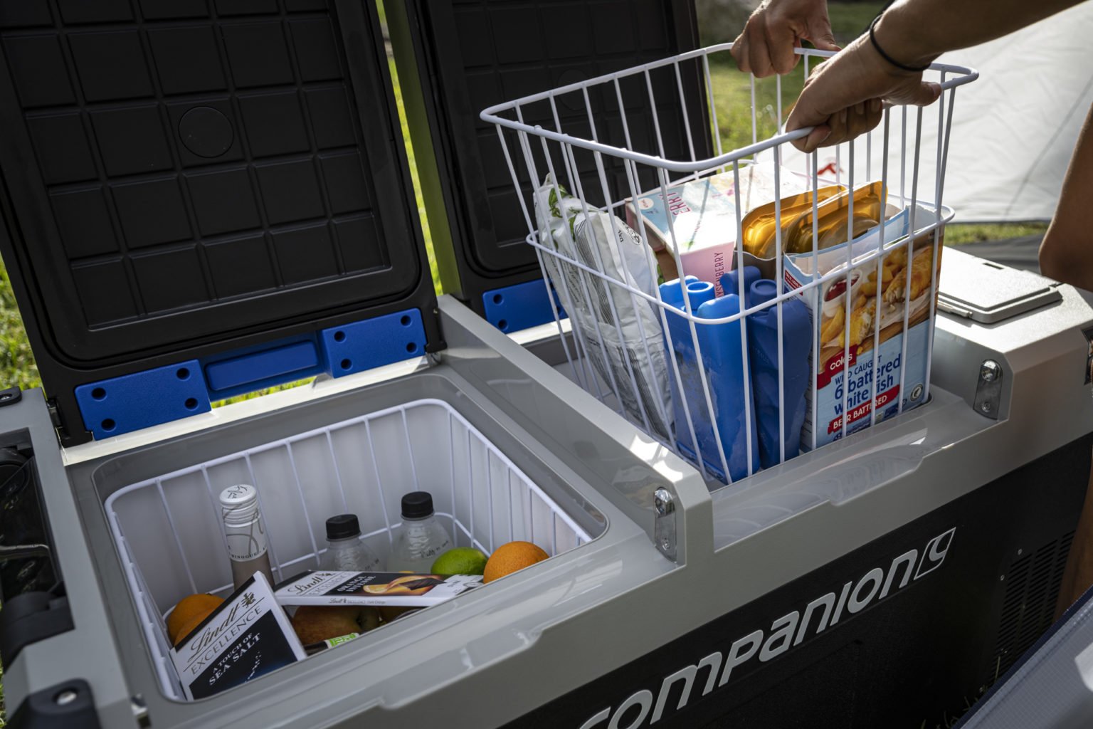 portable fridge with rechargeable battery