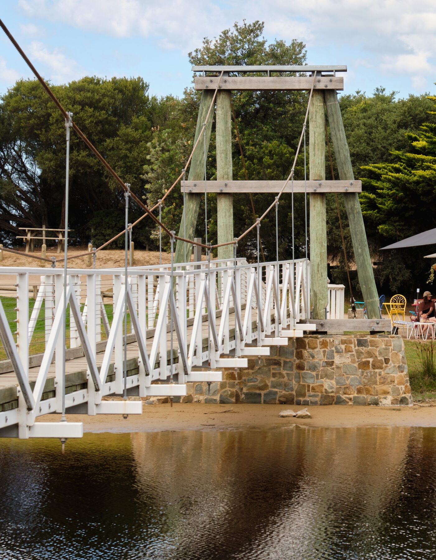 Lorne's swing bridge
