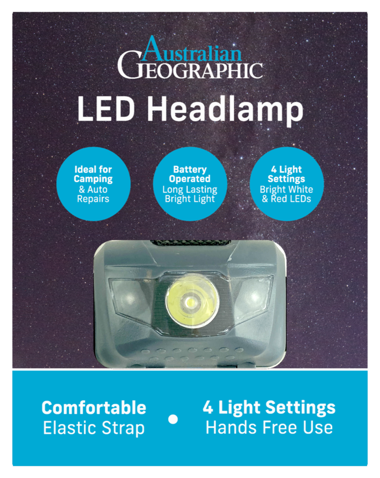 Australian Geographic LED Headlamp Australian Geographic
