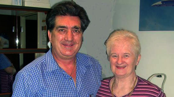 Paul with his wife, Margaret