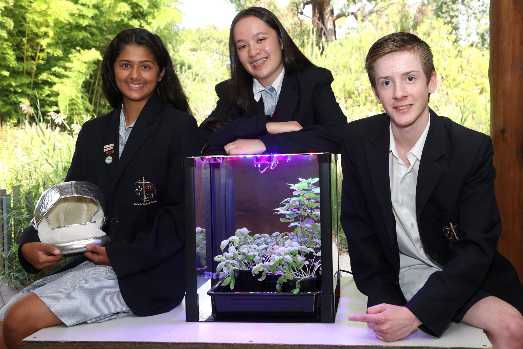 Zalaika Farrugia, Natalie Duquemin, Hamish MacGregor Catholic Regional College 2.JPG