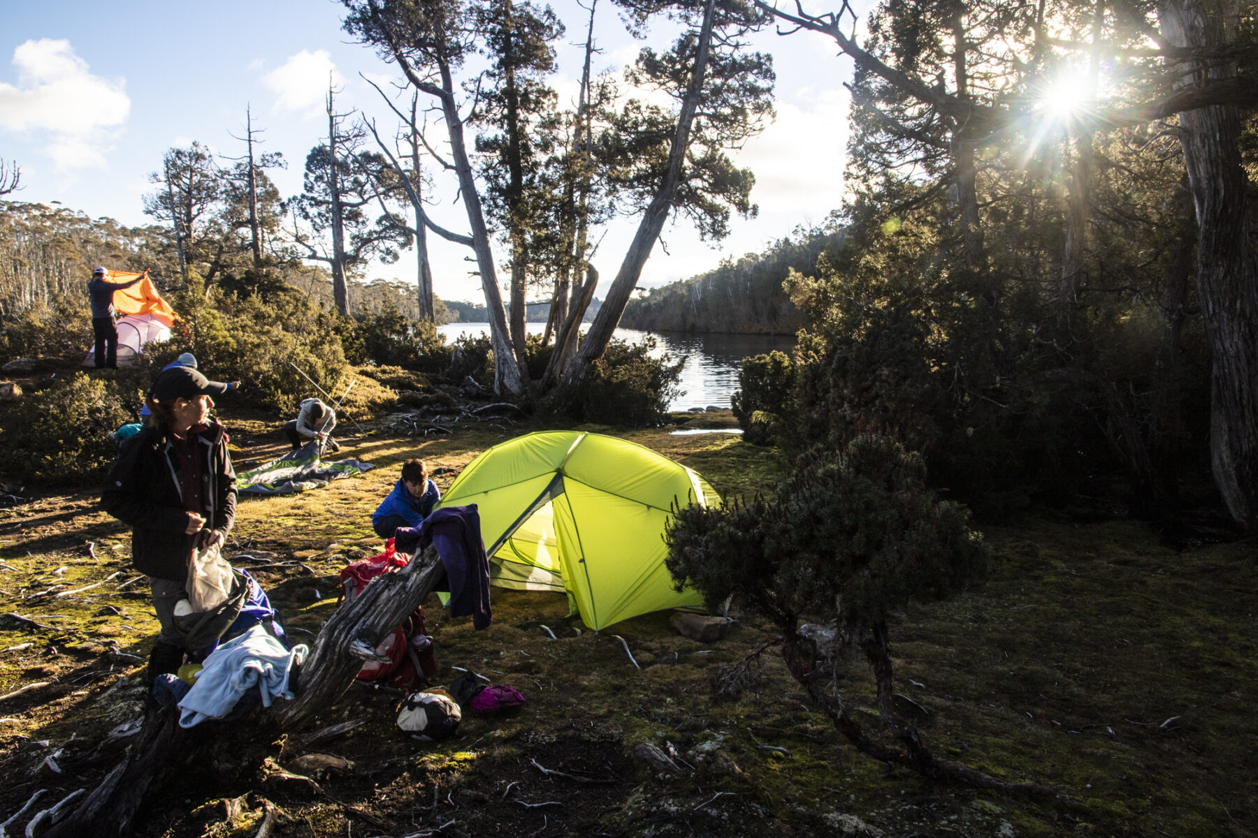 Camping in Tasmania