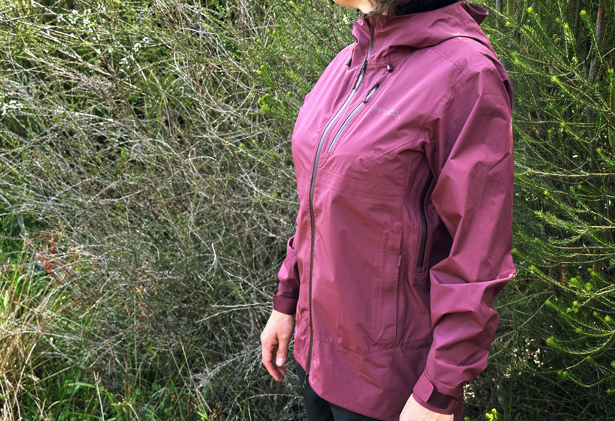 Image for article: Mountain Designs Stratus Hooded Rain Jacket: Tested