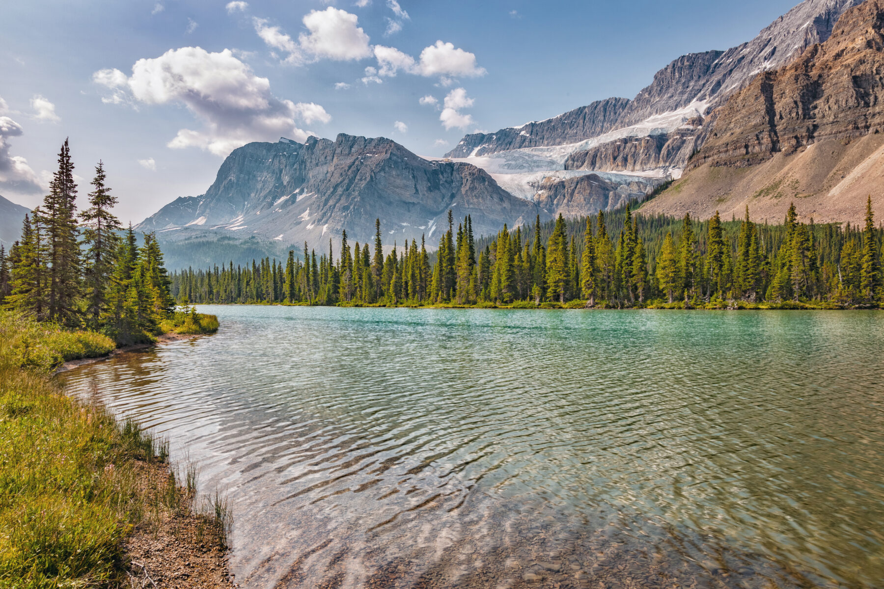 Bow Lake in Banff National Park, Alberta
