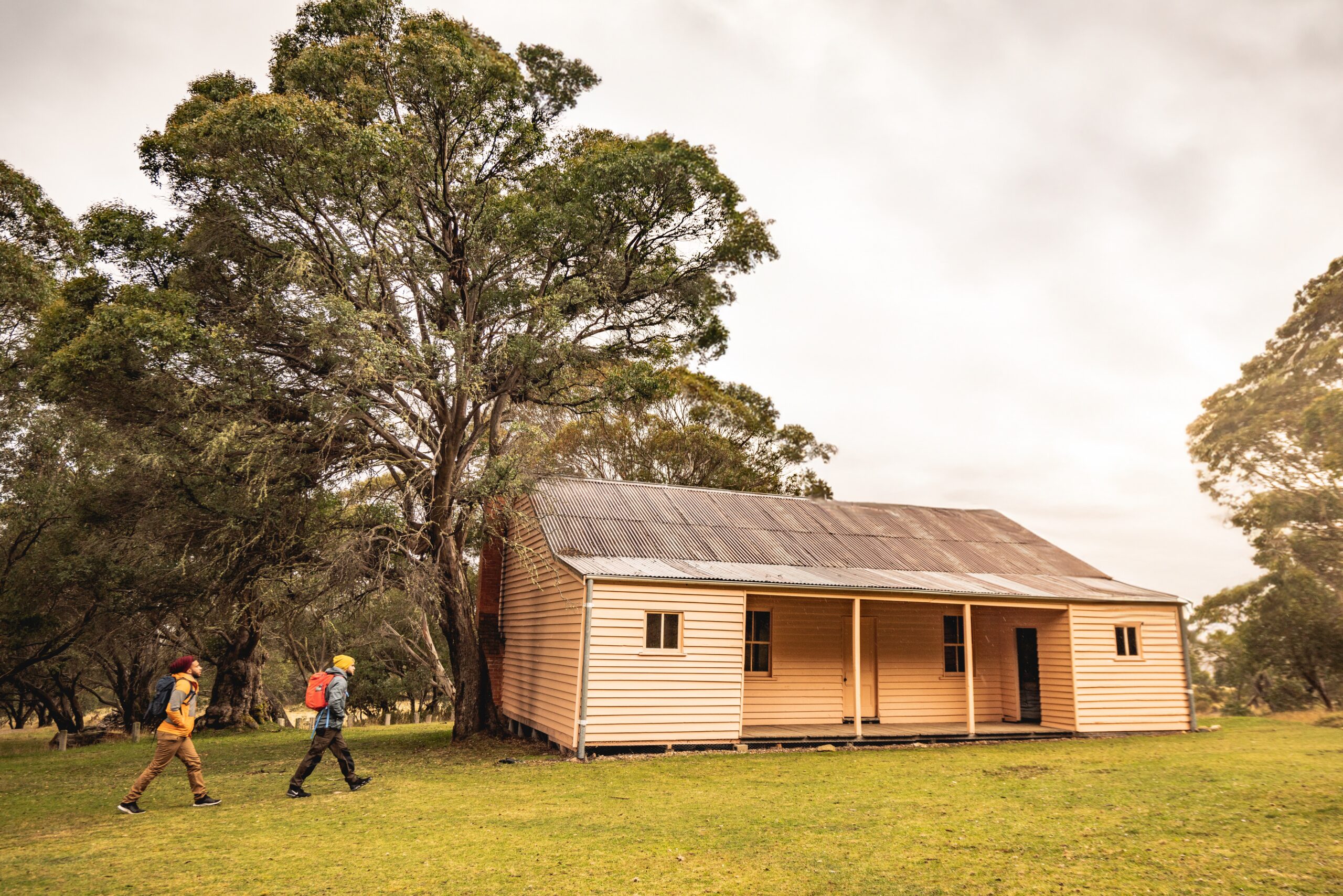 Long Plain Hut, built in 1916, is still used today by National Park visitors and is maintained by volunteers and National Park staff