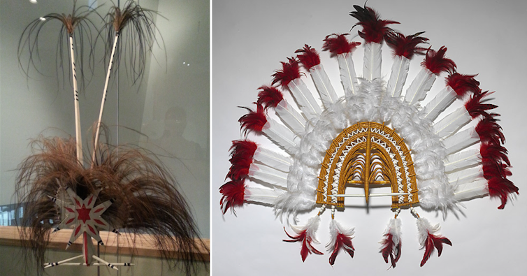 Eclipse mask and headdress.