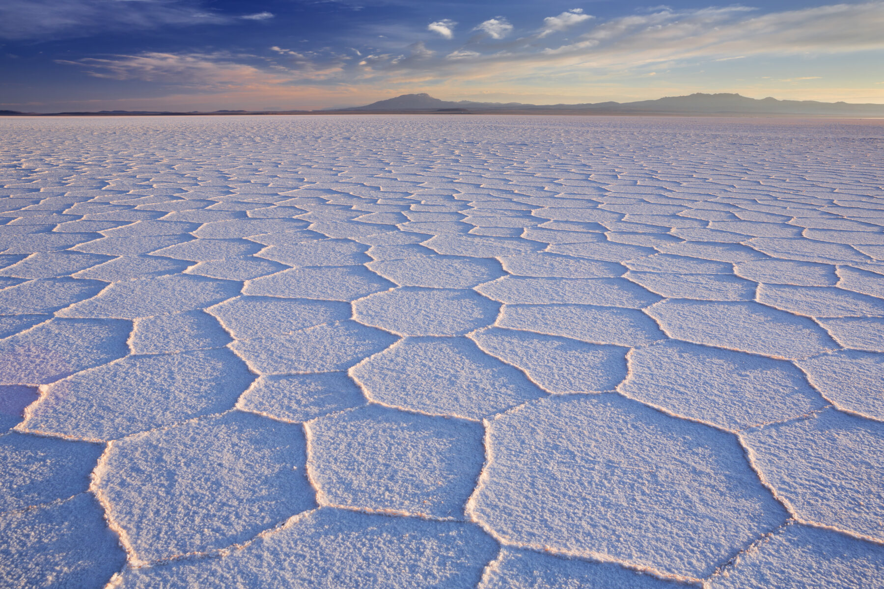 salt flats in Bolivia