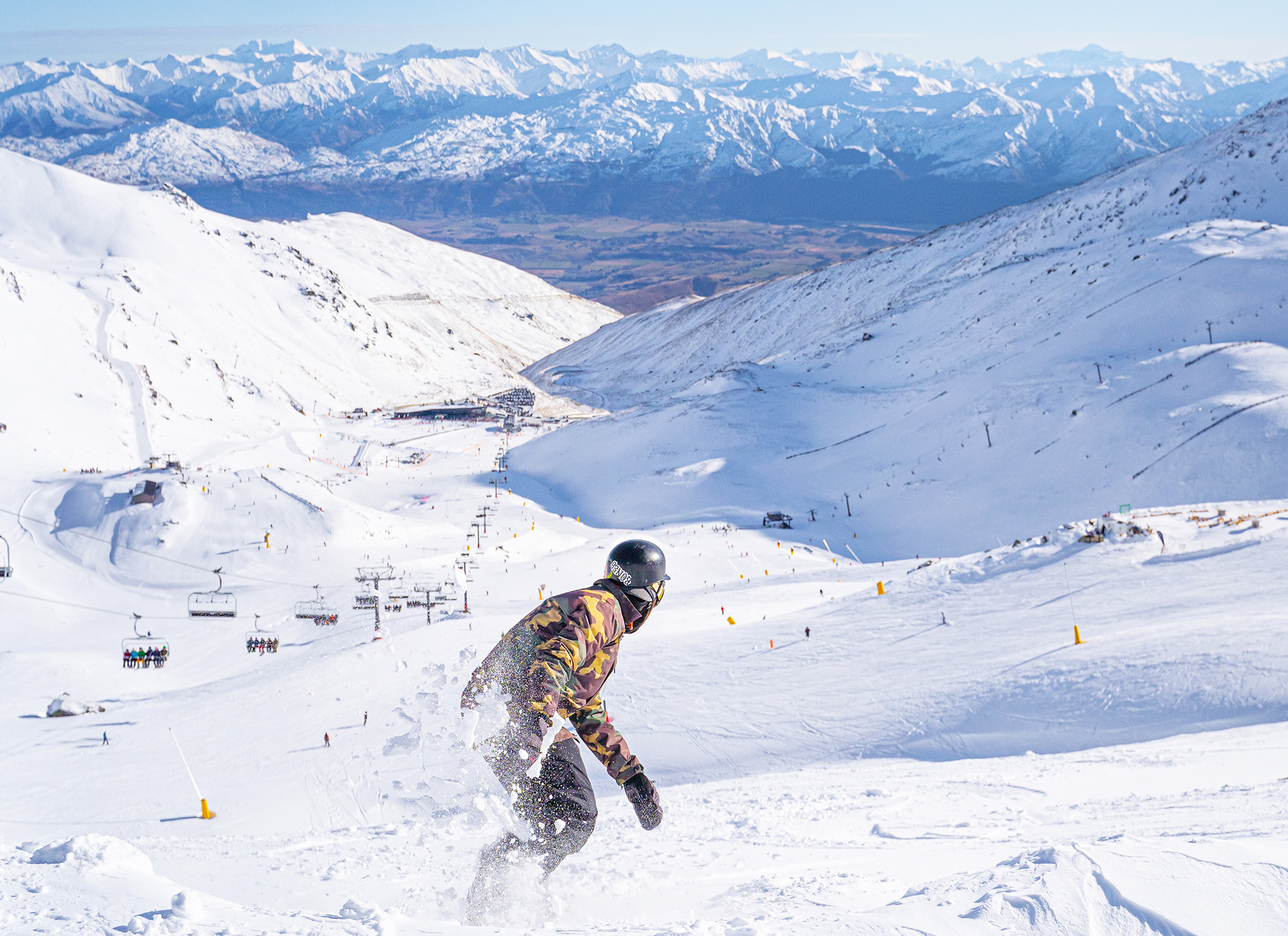 Image for article: Twice the fun: Snowboard and hike NZ’s Queenstown region