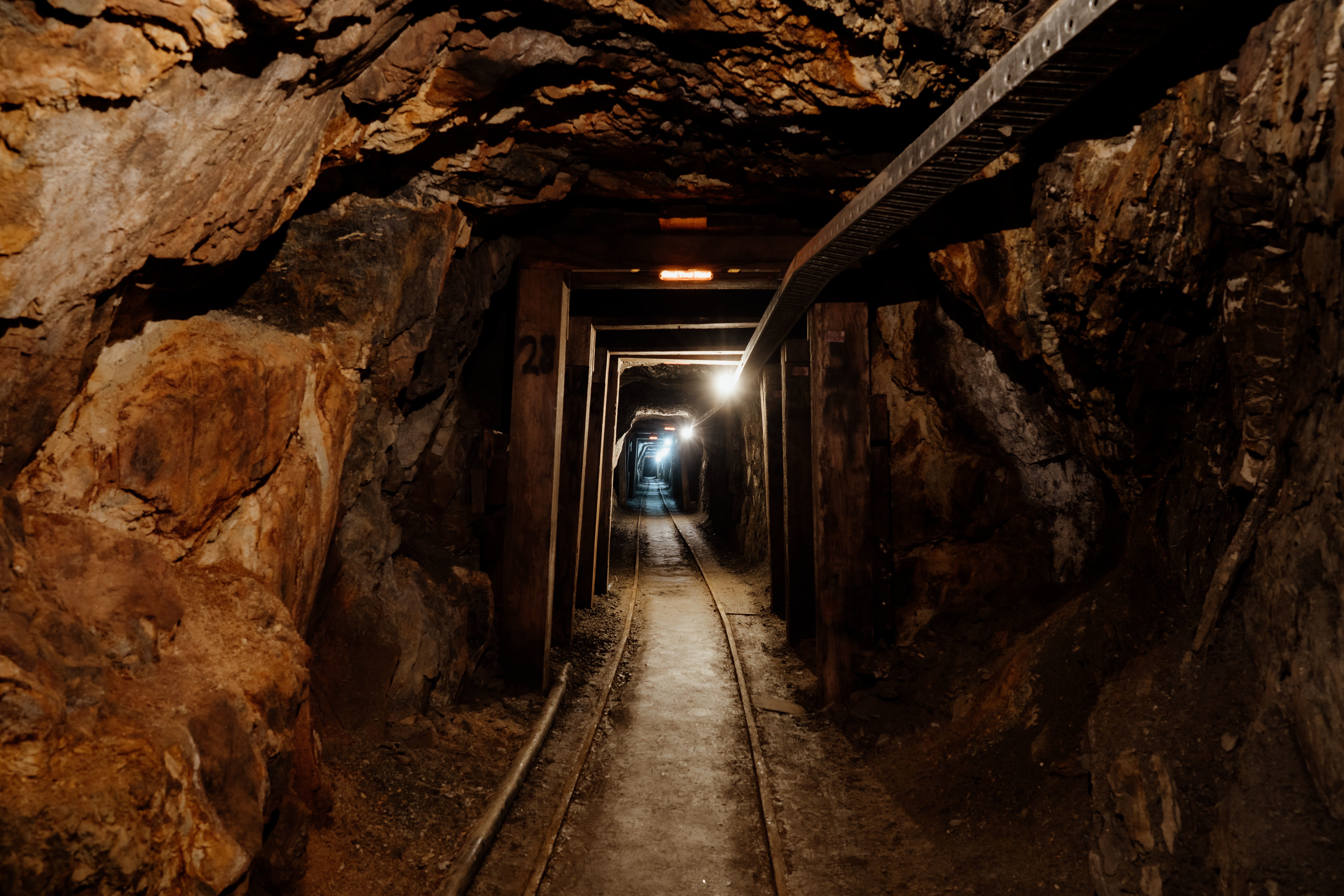 Inside a gold mine in Walhalla