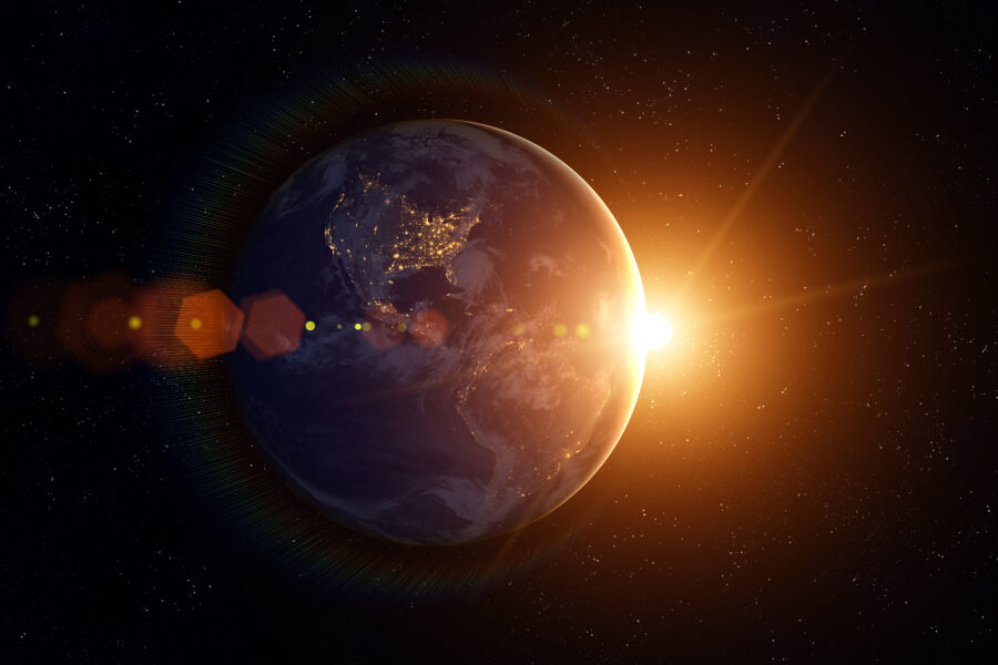 earth's orbit of the sun