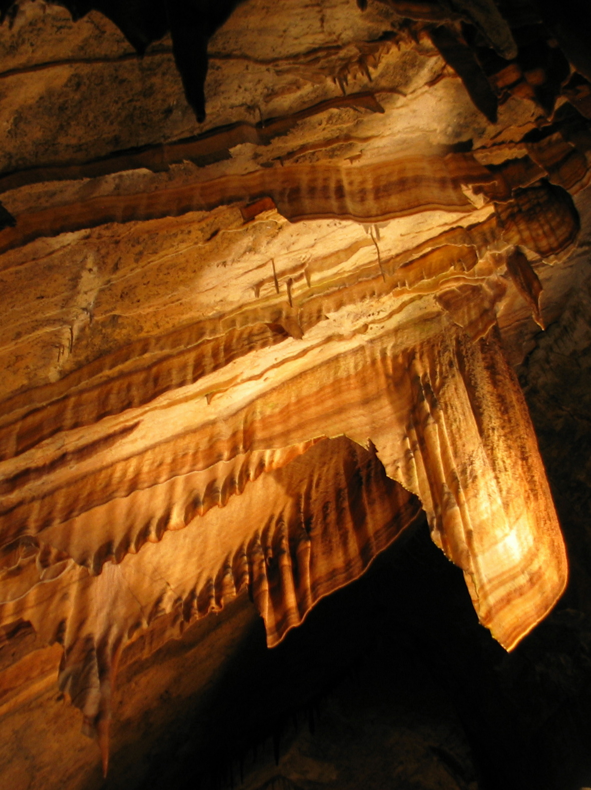 Flowstone in Gunns Plain Cave, Tasmania