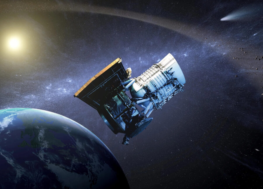 Artist’s impression of NEOWISE spacecraft.