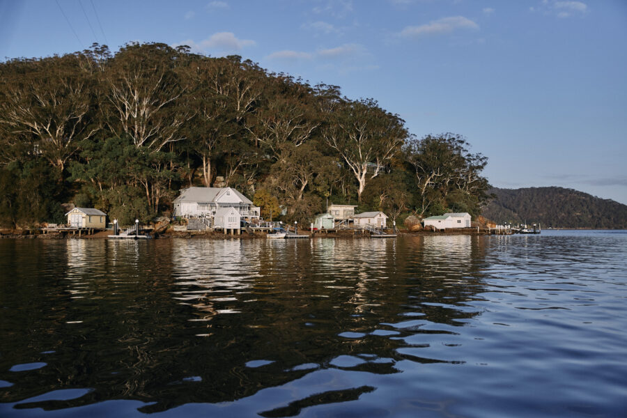 View of the north west side of Dangar Island.