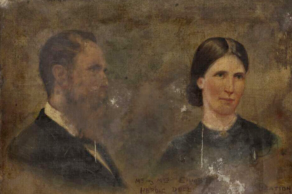 Portraits of David Campbell and Amelia Campbell