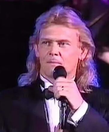 John Farnham at Carols by Candlelight in the 1980s.