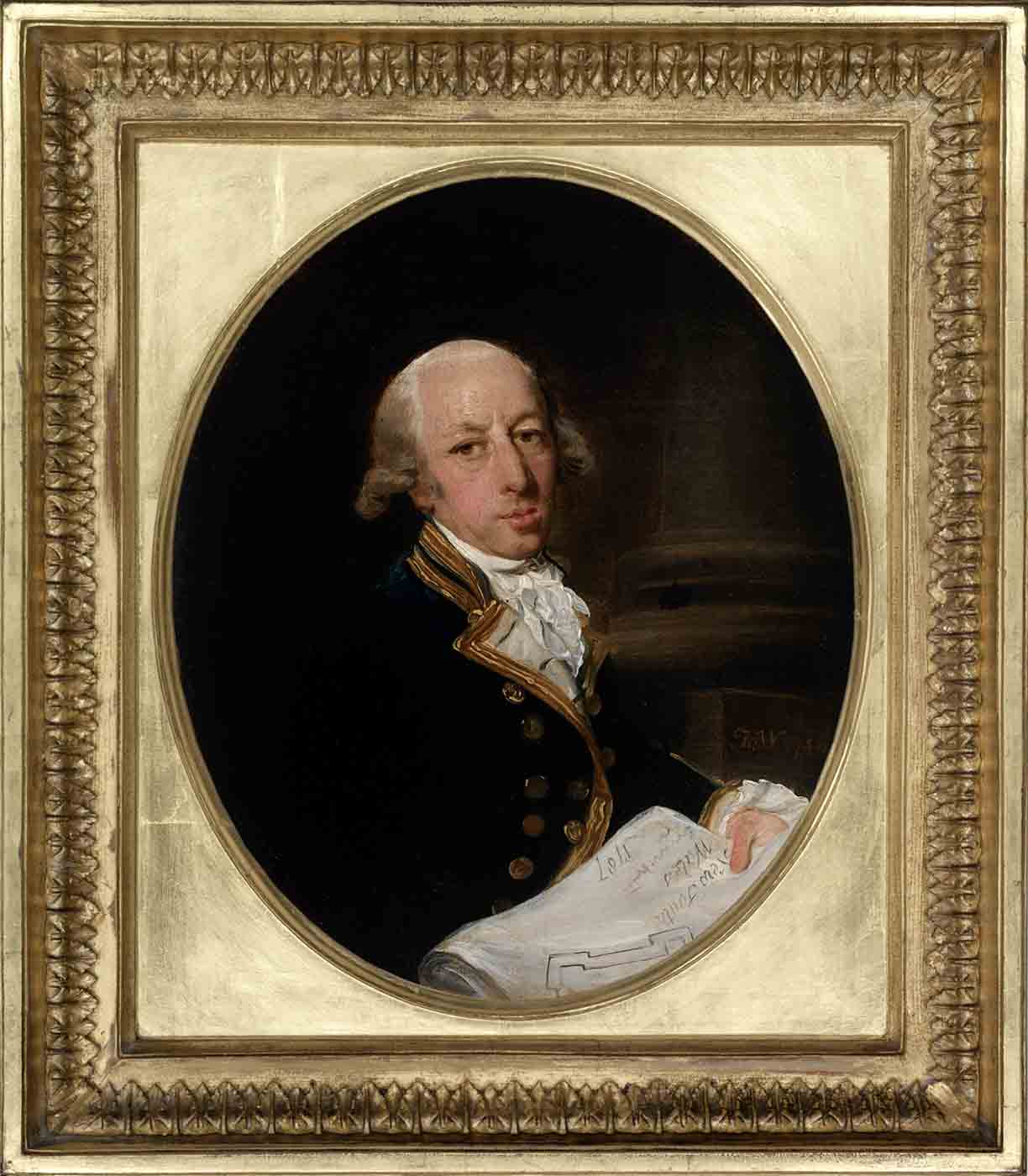 An oil painting of Captain Arthur Phillip