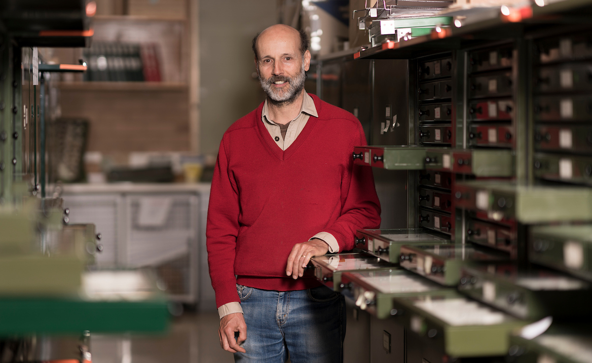 Michael Braby at the CSIRO entomology laboratory.