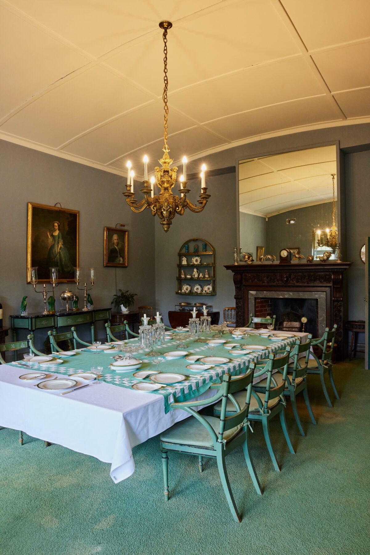 Dining room at Coombe Yarra Valley