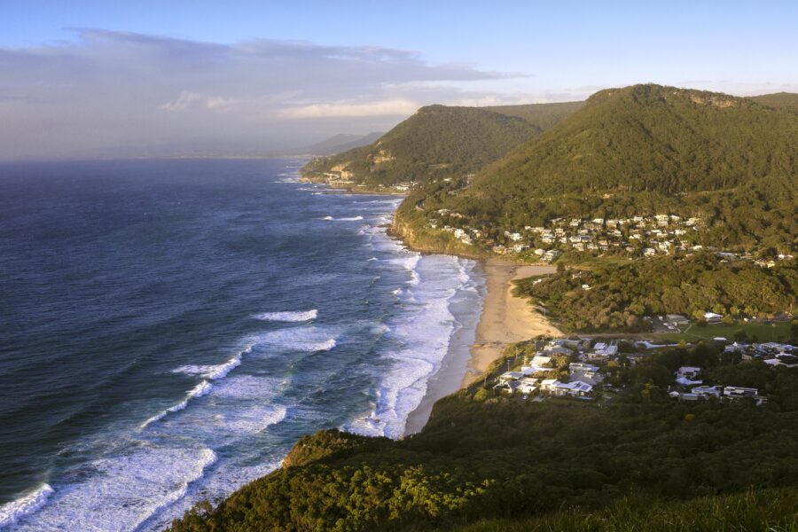View from Bald Hill lookout in Stanwell Tops