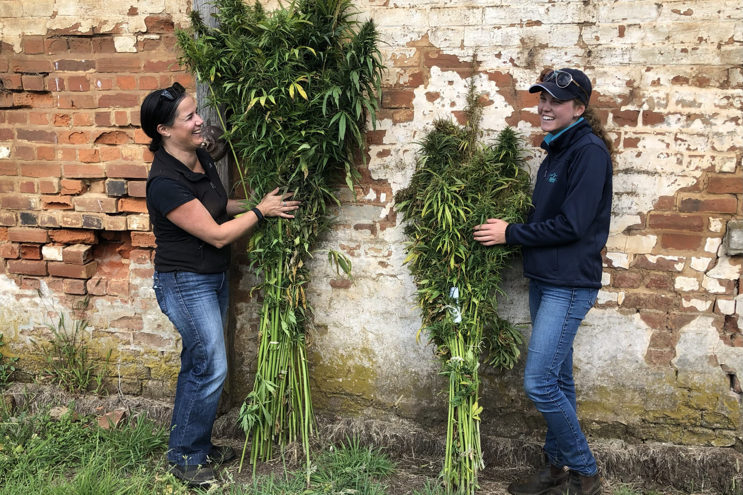 X-Hemp founder Andi Lucas (left)
