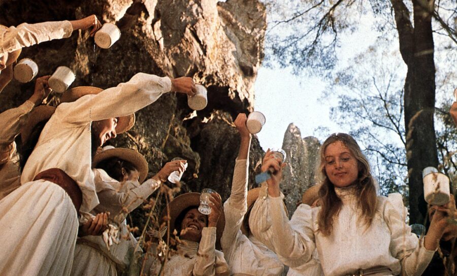 A still shot from Picnic at Hanging Rock