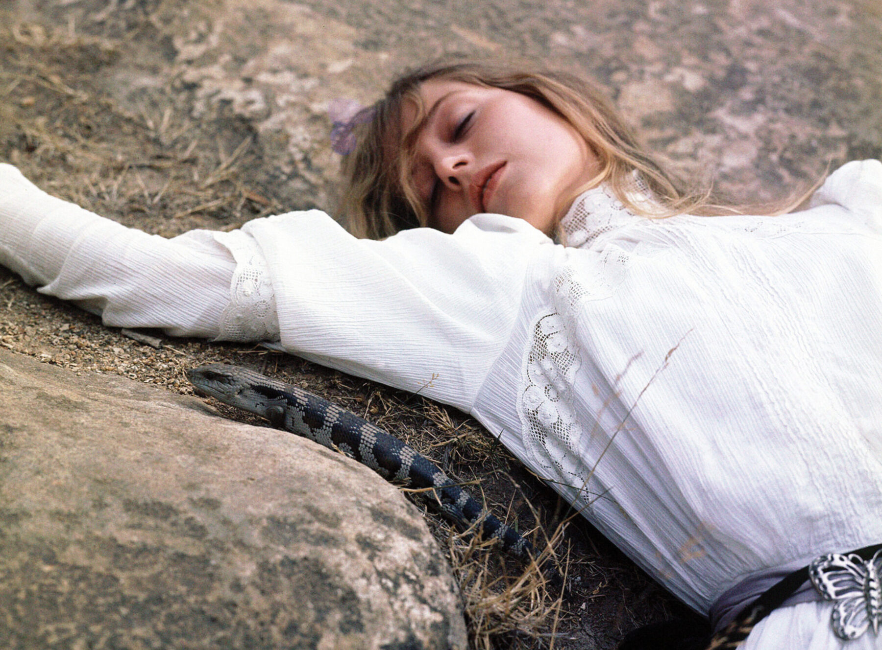 A still shot from Picnic at Hanging Rock