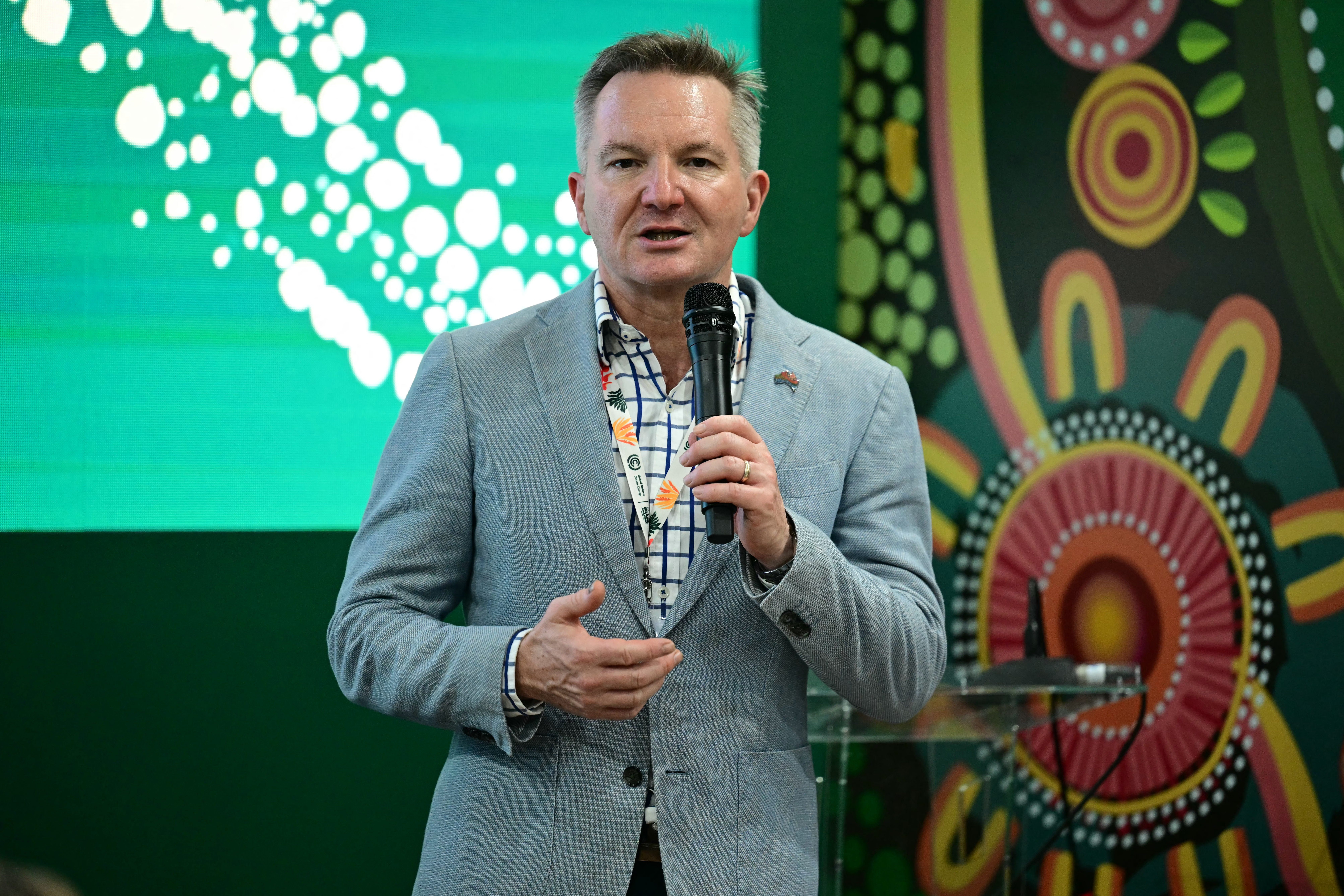 Chris Bowen speaks at COP30